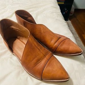 Free People Royale Flats Leather size 10 EU 41
